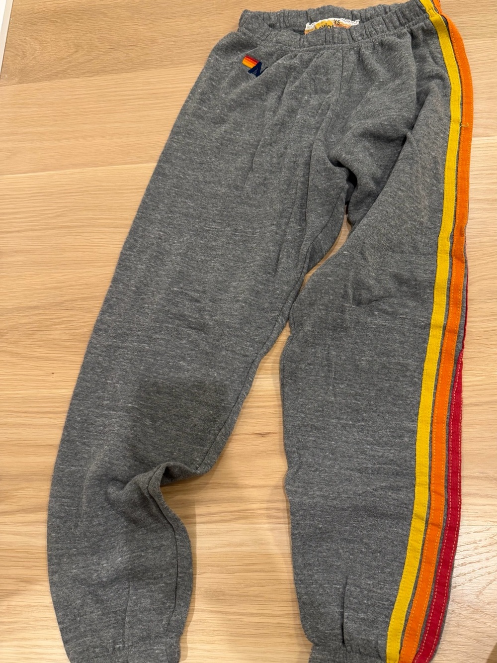 Aviator Nation 5 Strip Sweatpants Heather Grey